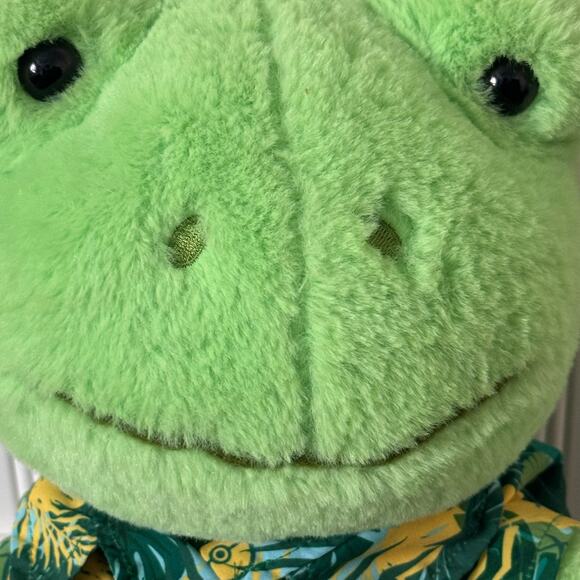 Build-A-Bear Spring Green Frog 16" - Picture 3 of 5